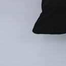 PRADA Clutch Bag Nylon Black Silver Auth 96997V-15