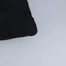 PRADA Clutch Bag Nylon Black Silver Auth 96997V-16