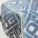 FENDI Zucca Canvas Hand Bag Blue Gold Auth 97002AV-9