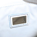 FENDI Zucca Canvas Hand Bag Blue Gold Auth 97002AV-21