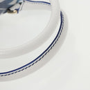 FENDI Zucca Canvas Hand Bag Blue Gold Auth 97002AV-8