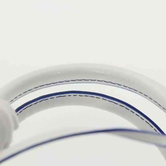 FENDI Zucca Canvas Hand Bag Blue Gold Auth 97002AV