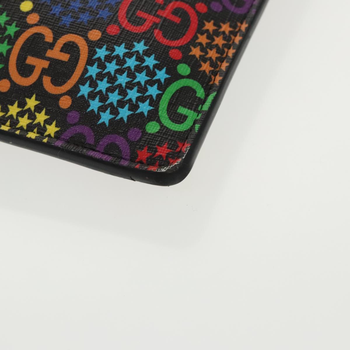 GUCCI GG Psychedelic Clutch Bag Multicolor Silver 601087 Auth 97003