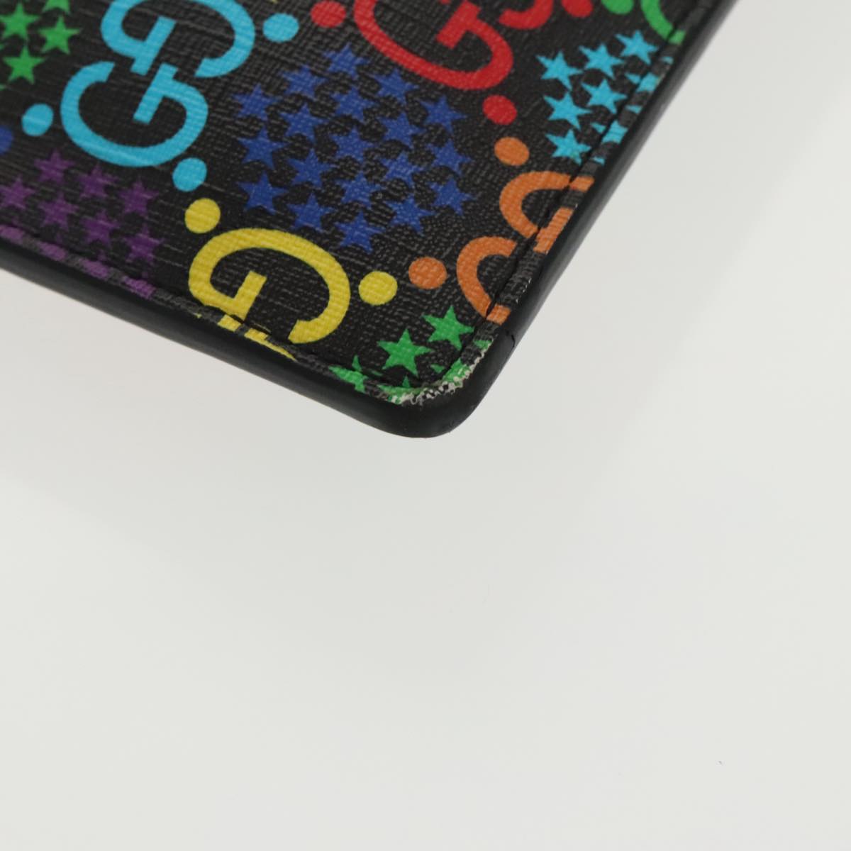 GUCCI GG Psychedelic Clutch Bag Multicolor Silver 601087 Auth 97003