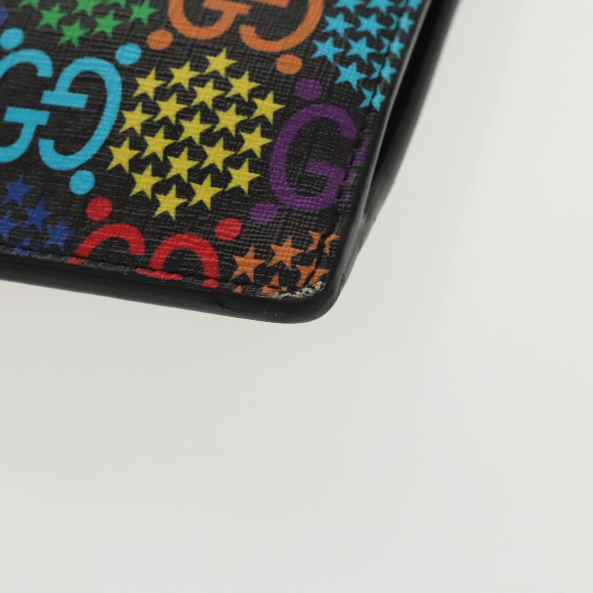 GUCCI GG Psychedelic Clutch Bag Multicolor Silver 601087 Auth 97003