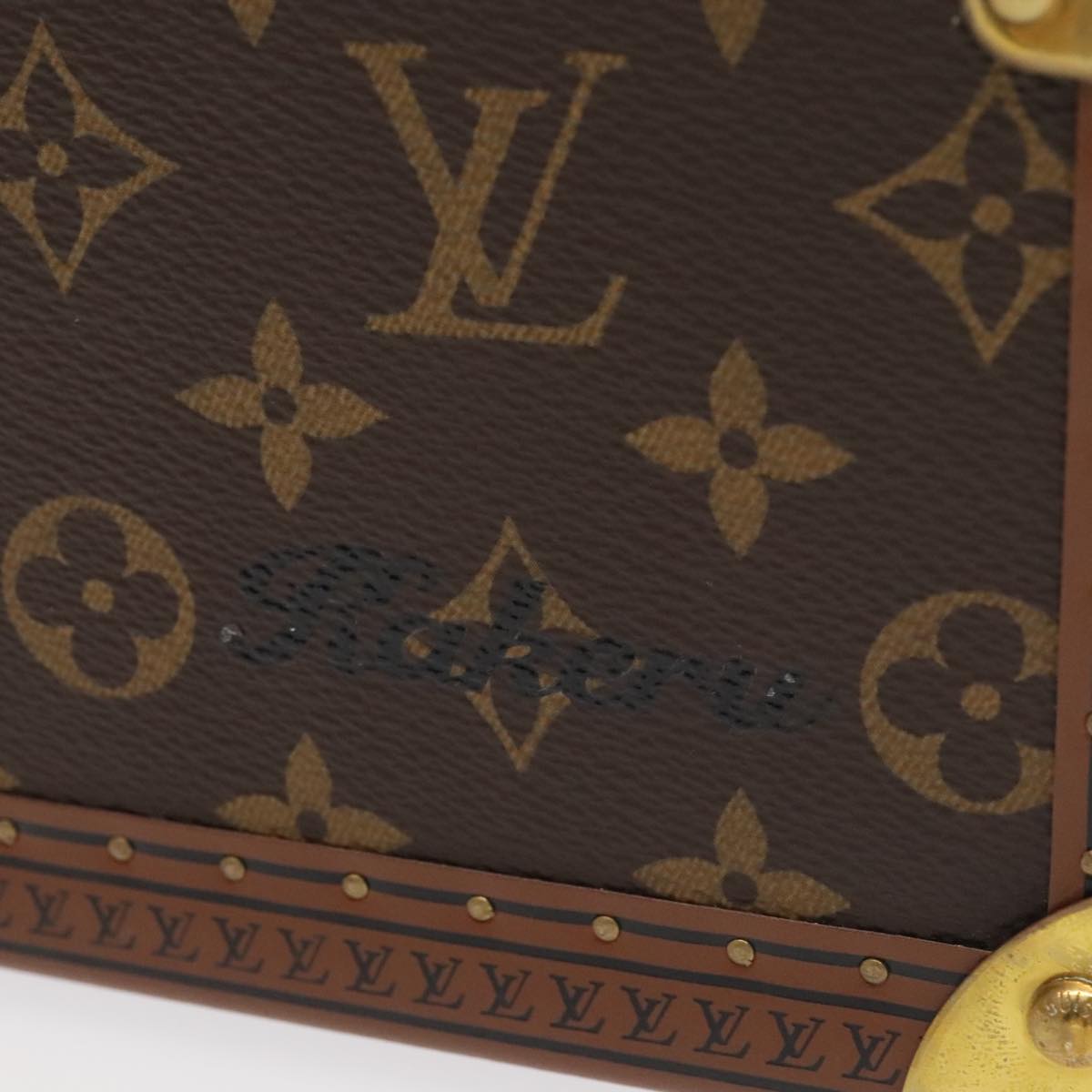 LOUIS VUITTON Monogram Accessories Jewelry Box M20209 LV Auth 97056SA