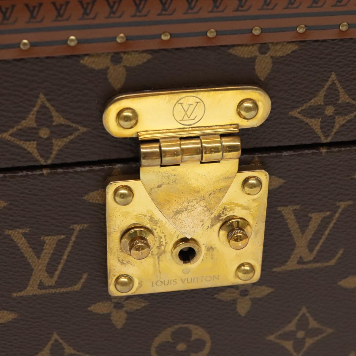 LOUIS VUITTON Monogram Accessories Jewelry Box M20209 LV Auth 97056SA