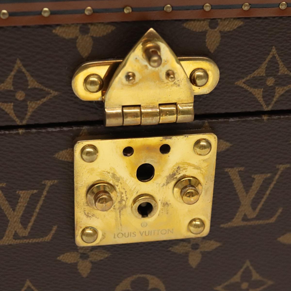 LOUIS VUITTON Monogram Accessories Jewelry Box M20209 LV Auth 97056SA