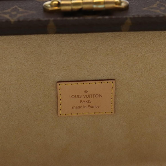 LOUIS VUITTON Monogram Accessories Jewelry Box M20209 LV Auth 97056SAV