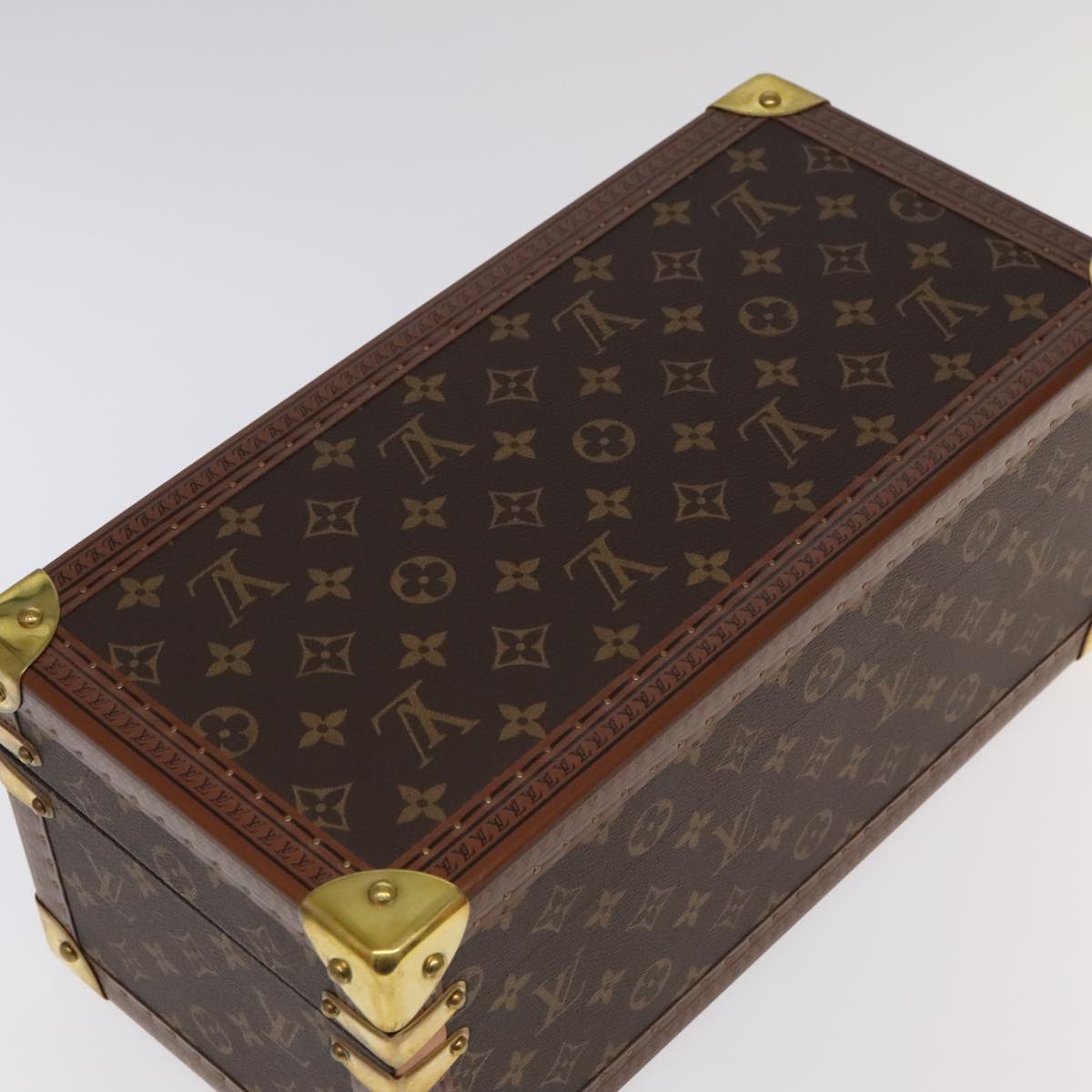 LOUIS VUITTON Monogram Accessories Jewelry Box M20209 LV Auth 97056SA