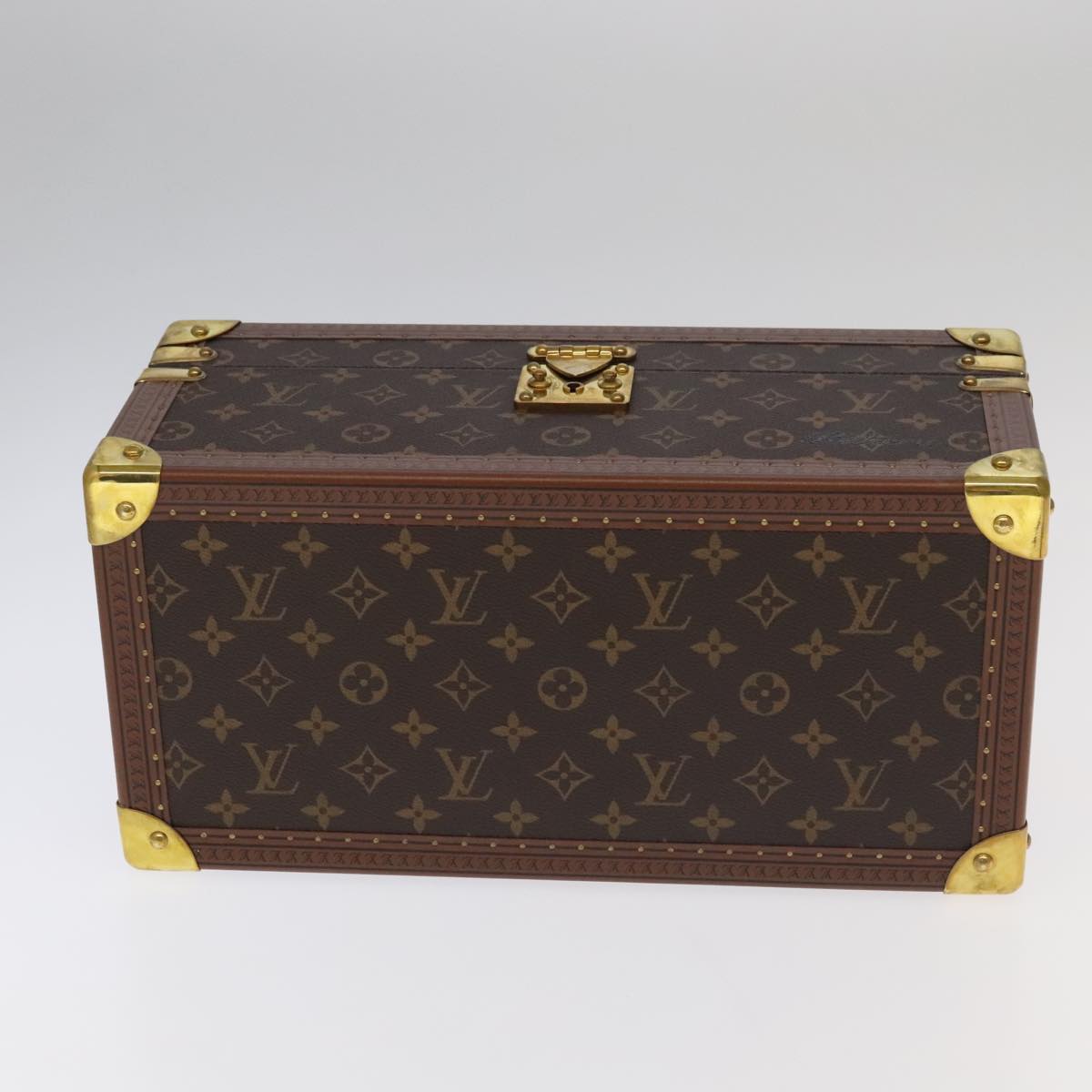 LOUIS VUITTON Monogram Accessories Jewelry Box M20209 LV Auth 97056SA