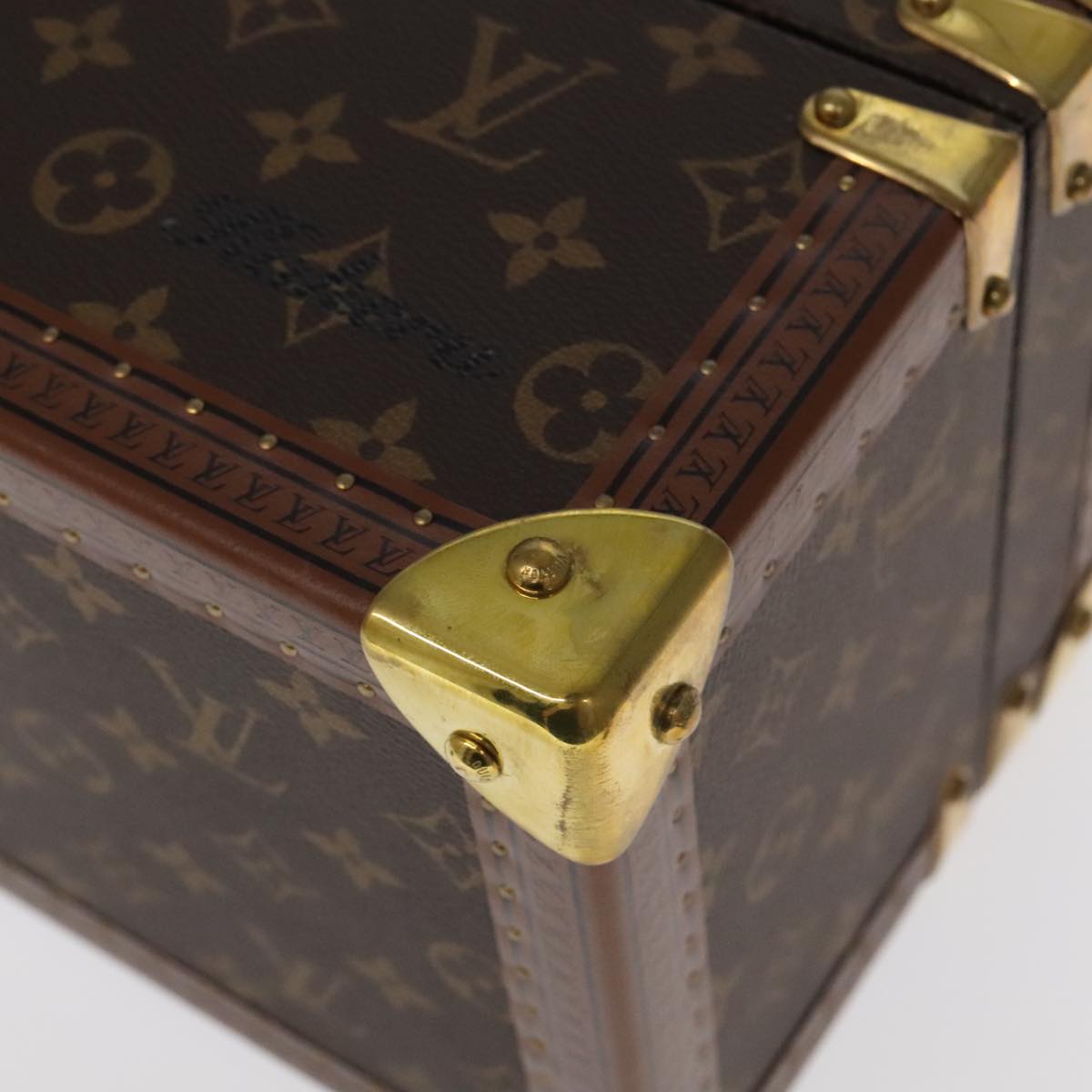 LOUIS VUITTON Monogram Accessories Jewelry Box M20209 LV Auth 97056SA