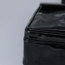 CHANEL Chain Tote Bag Patent leather Black Gold CC Auth 97057-9