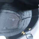 Salvatore Ferragamo Gancini Hand Bag Leather Black Gold Auth 97062AV-17