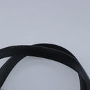 Salvatore Ferragamo Gancini Hand Bag Leather Black Gold Auth 97062AV-8