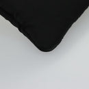 PRADA Shoulder Pouch Nylon Black Silver Auth 97109V-15