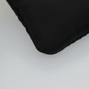PRADA Shoulder Pouch Nylon Black Silver Auth 97109V-7