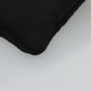 PRADA Shoulder Pouch Nylon Black Silver Auth 97109V-14