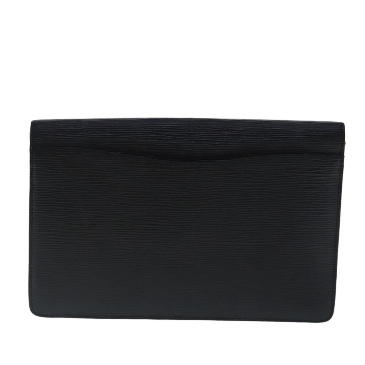 LOUIS VUITTON Epi Montaigne 27 Clutch Bag Black M52652 LV Auth 97122 - 0