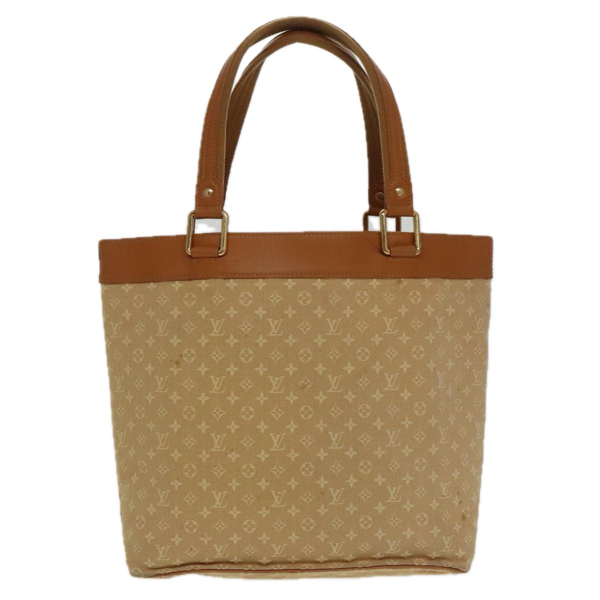 LOUIS VUITTON Monogram Mini Lucille GM Tote Bag Beige M92683 LV Auth 97127 - 0