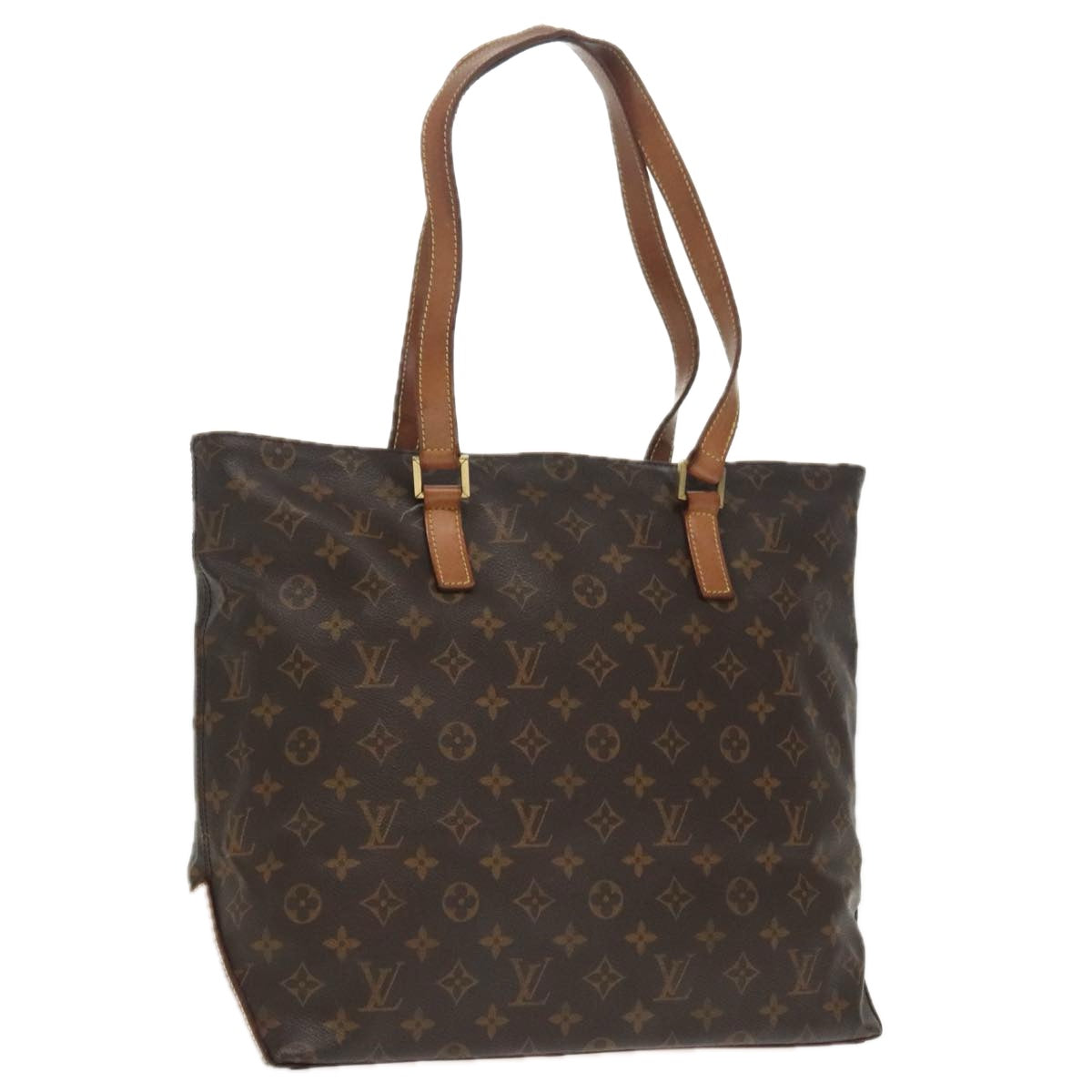 LOUIS VUITTON Monogram Cabas Mezzo Tote Bag M51151 LV Auth 97158