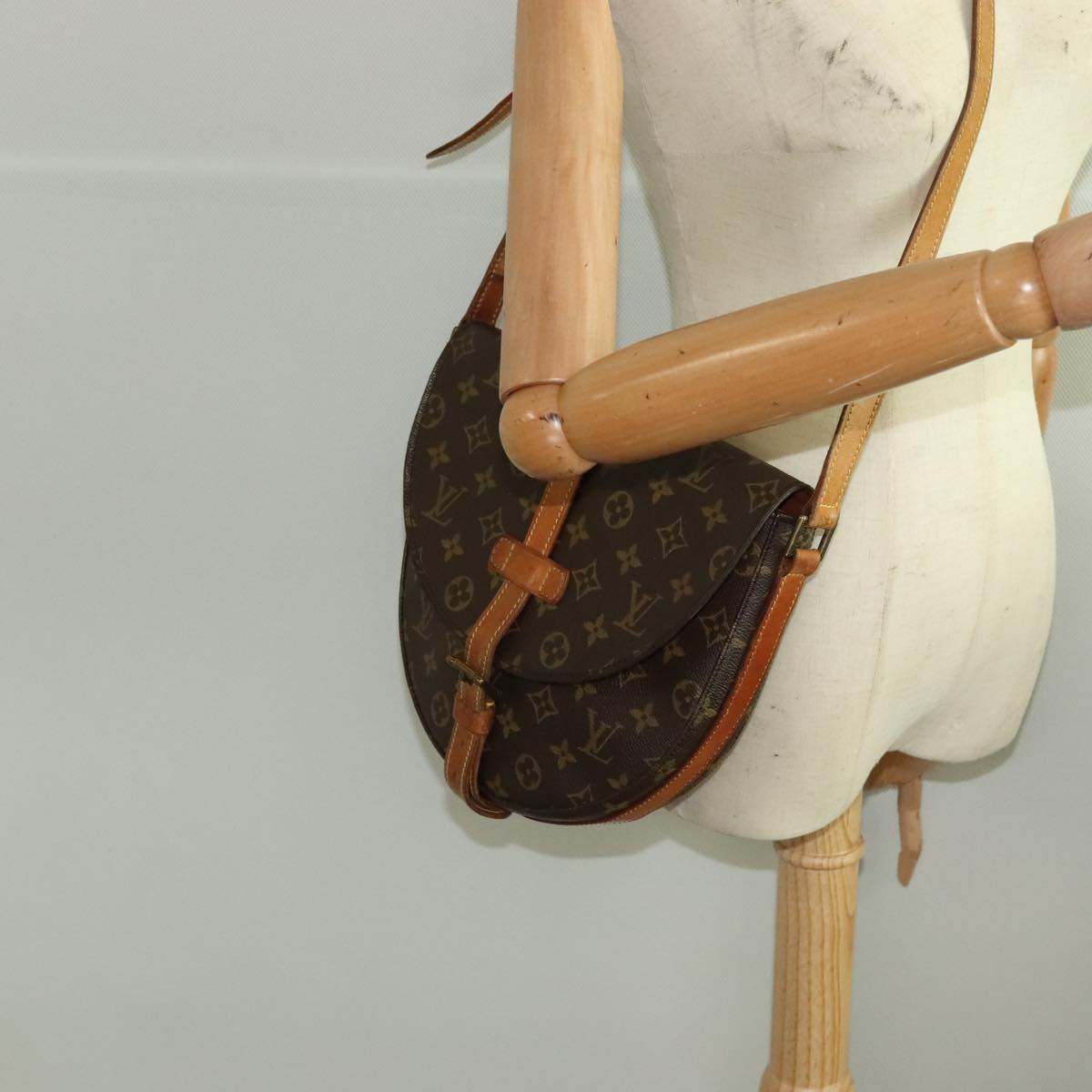 LOUIS VUITTON Monogram Chantilly GM Shoulder Bag M51232 LV Auth 97163