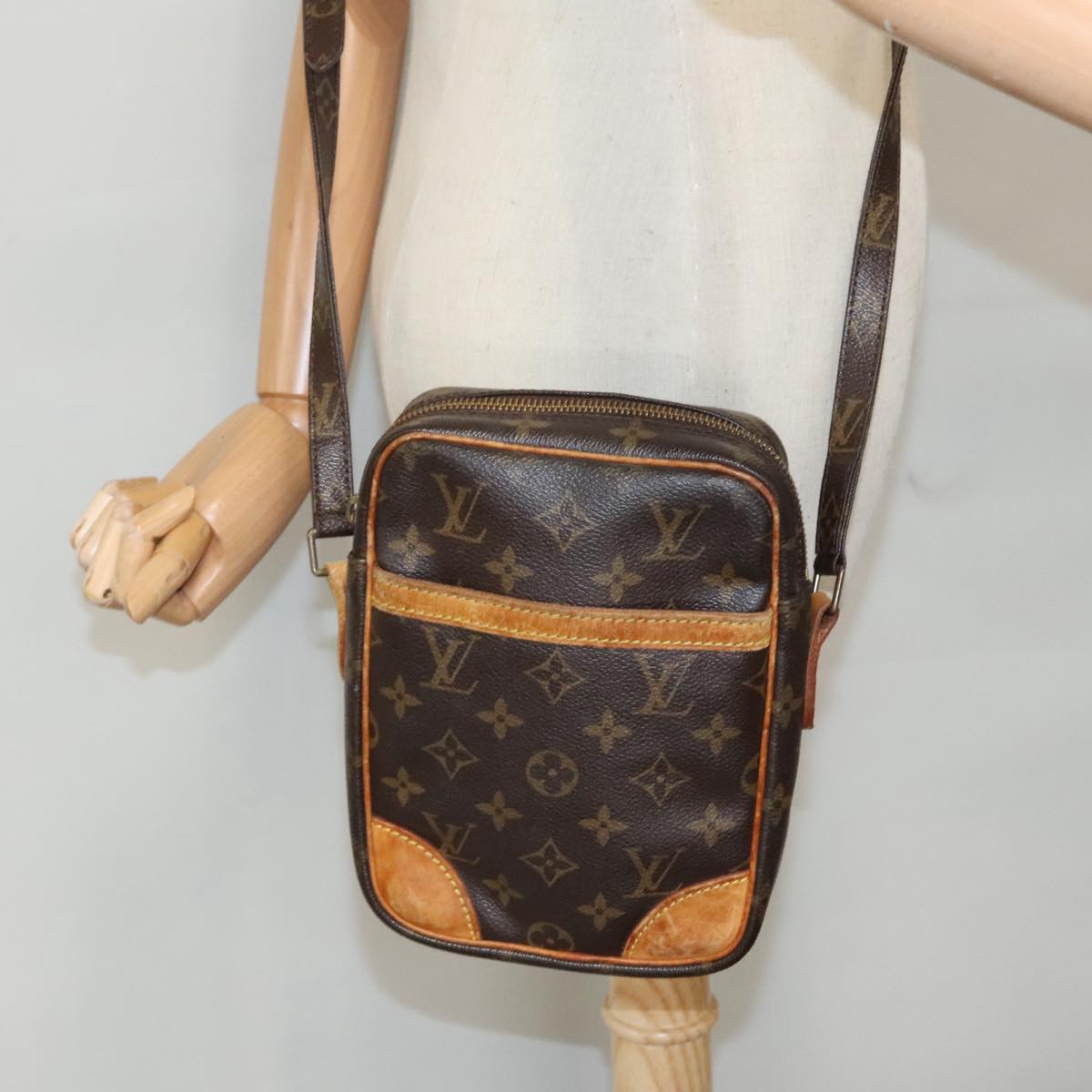 LOUIS VUITTON Monogram Danube Shoulder Bag M45266 LV Auth 97186