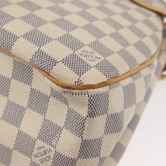 LOUIS VUITTON Damier Azur Batignolles Horizontal Tote Bag N48172 LV Auth 97190