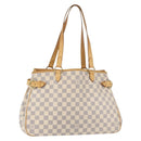 LOUIS VUITTON Damier Azur Batignolles Horizontal Tote Bag N48172 LV Auth 97190-1