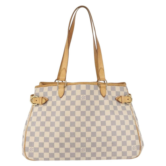 LOUIS VUITTON Damier Azur Batignolles Horizontal Tote Bag N48172 LV Auth 97190