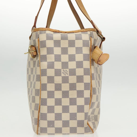 LOUIS VUITTON Damier Azur Batignolles Horizontal Tote Bag N48172 LV Auth 97190