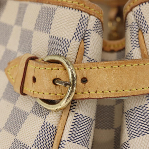 LOUIS VUITTON Damier Azur Batignolles Horizontal Tote Bag N48172 LV Auth 97190