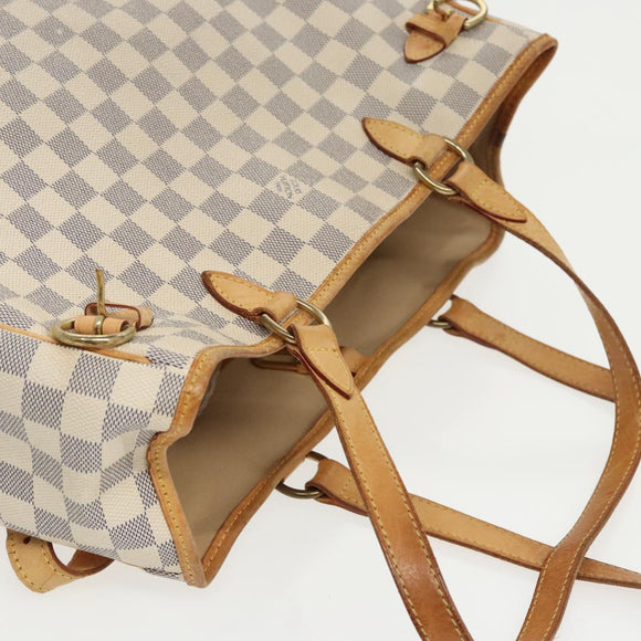LOUIS VUITTON Damier Azur Batignolles Horizontal Tote Bag N48172 LV Auth 97190
