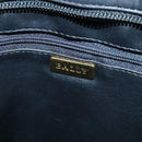 BALLY Shoulder Bag Patent Leather Black Gold Auth 97194-10