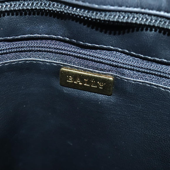 BALLY Umhängetasche Lackleder Schwarz Gold Auth 97194