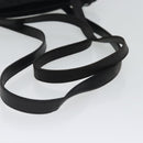 BALLY Umhängetasche Lackleder Schwarz Gold Auth 97194-7