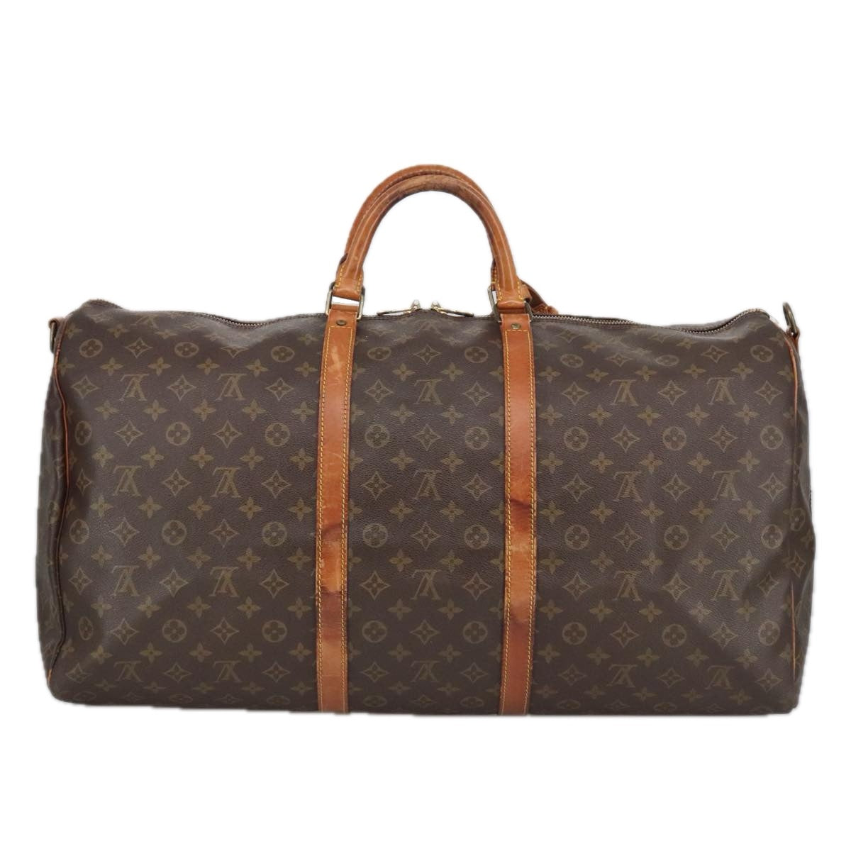 LOUIS VUITTON Monogram Keepall Bandouliere 60 Boston Bag M41412 LV Auth 97196 - 0