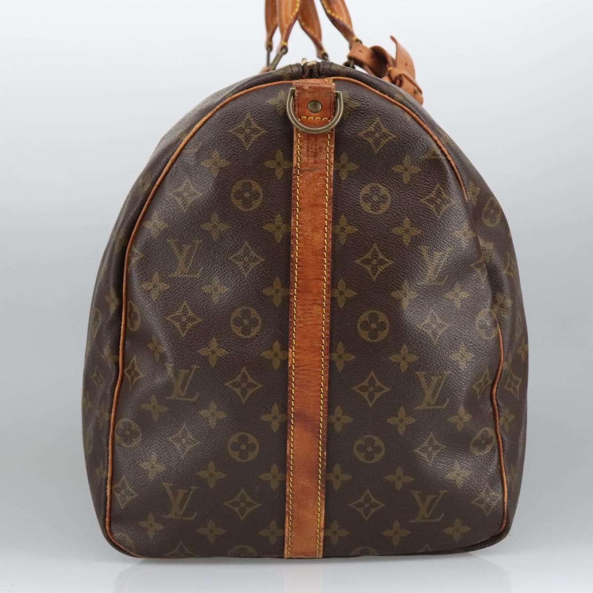 LOUIS VUITTON Monogram Keepall Bandouliere 60 Boston Bag M41412 LV Auth 97196