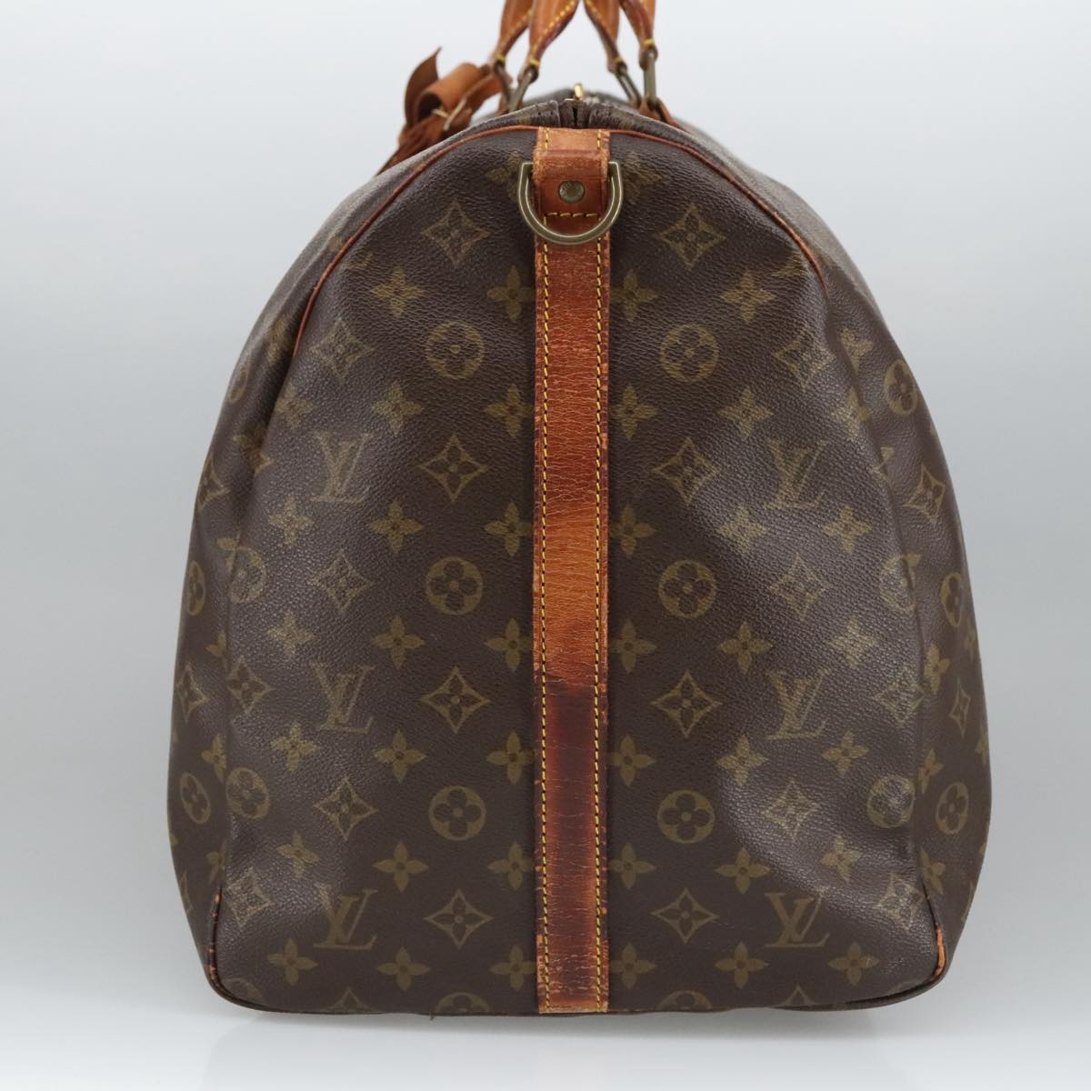 LOUIS VUITTON Monogram Keepall Bandouliere 60 Boston Bag M41412 LV Auth 97196