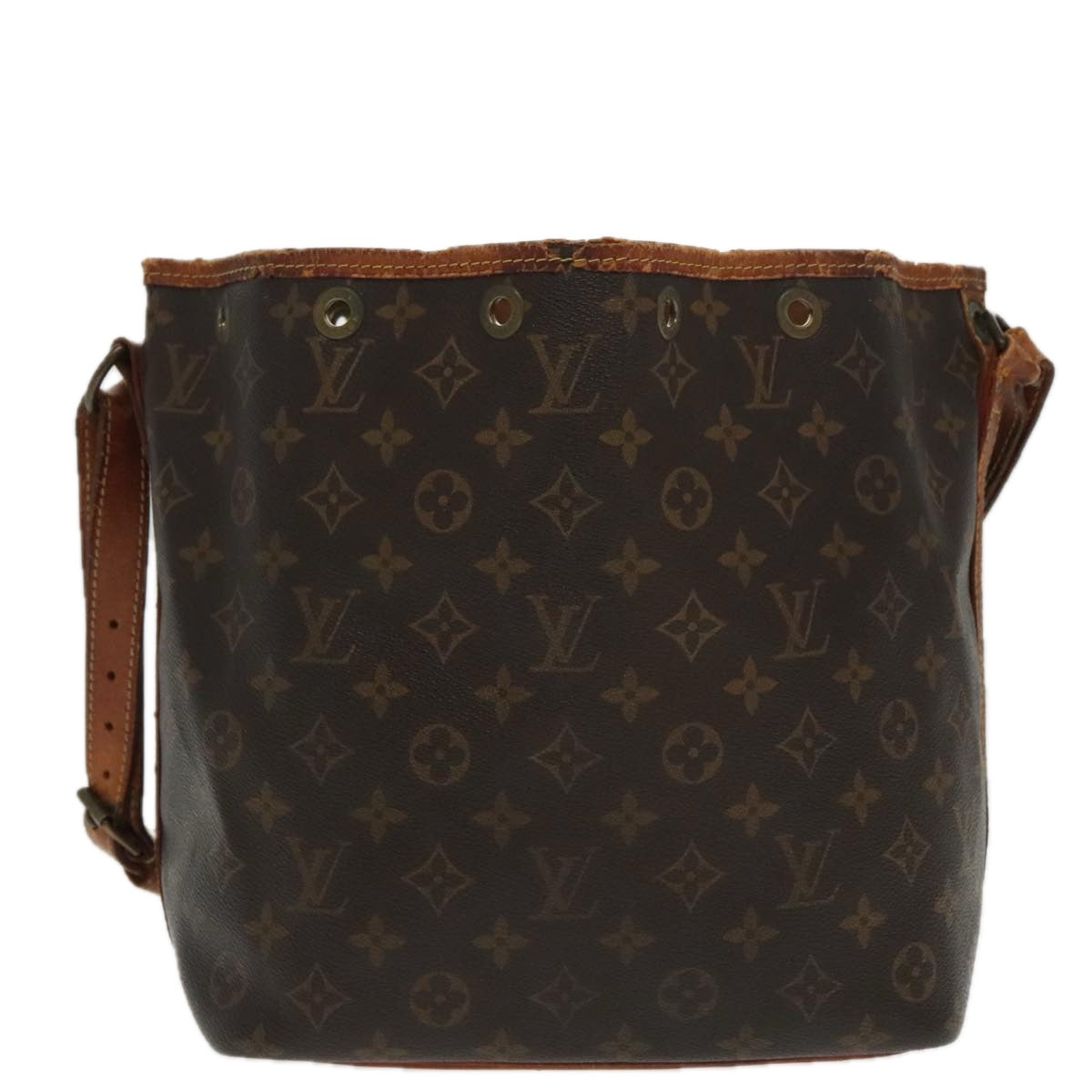 LOUIS VUITTON Monogram Petit Noe Shoulder Bag M42226 LV Auth 97198