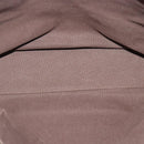 Burberrys Nova Check Blue Label Tote Bag Wool Leather Beige Silver Auth 97206-12