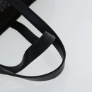 Burberrys Nova Check Blue Label Tote Bag Wool Leather Beige Silver Auth 97206-7