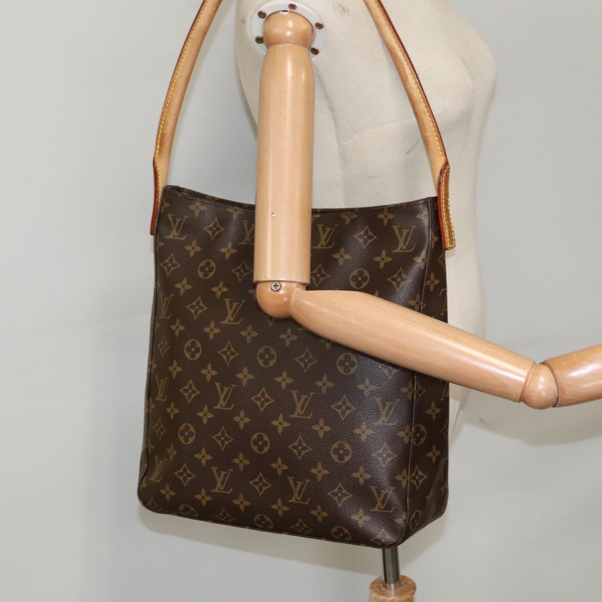 LOUIS VUITTON Monogram Looping GM Shoulder Bag M51145 LV Auth 97211