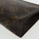 LOUIS VUITTON Monogram Poche Toilette 15 Pouch M47546 LV Auth 97220-15