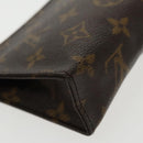 LOUIS VUITTON Monogram Poche Toilette 15 Pouch M47546 LV Auth 97220-16
