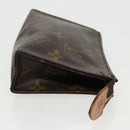 LOUIS VUITTON Monogram Poche Toilette 15 Pouch M47546 LV Auth 97220-3