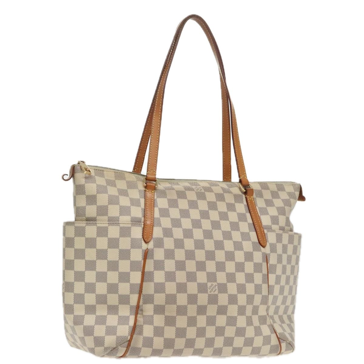 LOUIS VUITTON Damier Azur Totally MM Tote Bag N51262 LV Auth 97224