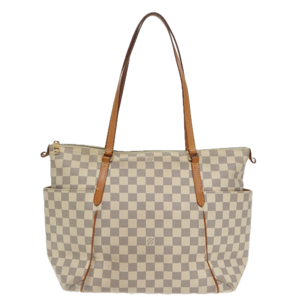 LOUIS VUITTON Damier Azur Totally MM Tote Bag N51262 LV Auth 97224