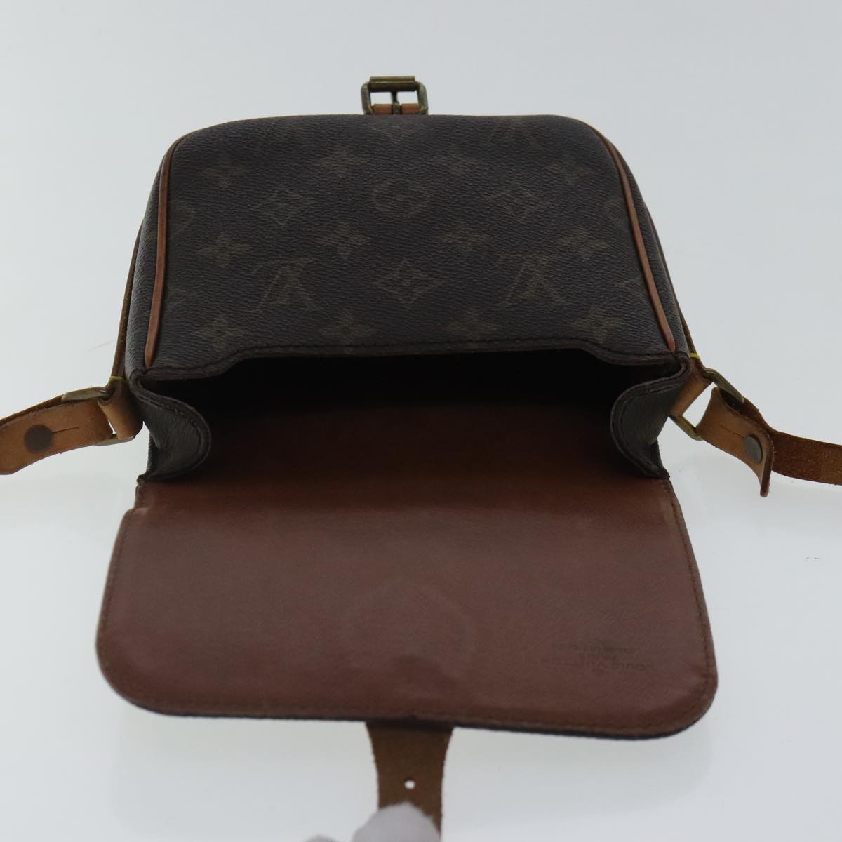 LOUIS VUITTON Monogram Cartouchiere PM Shoulder Bag M51254 LV Auth 97228