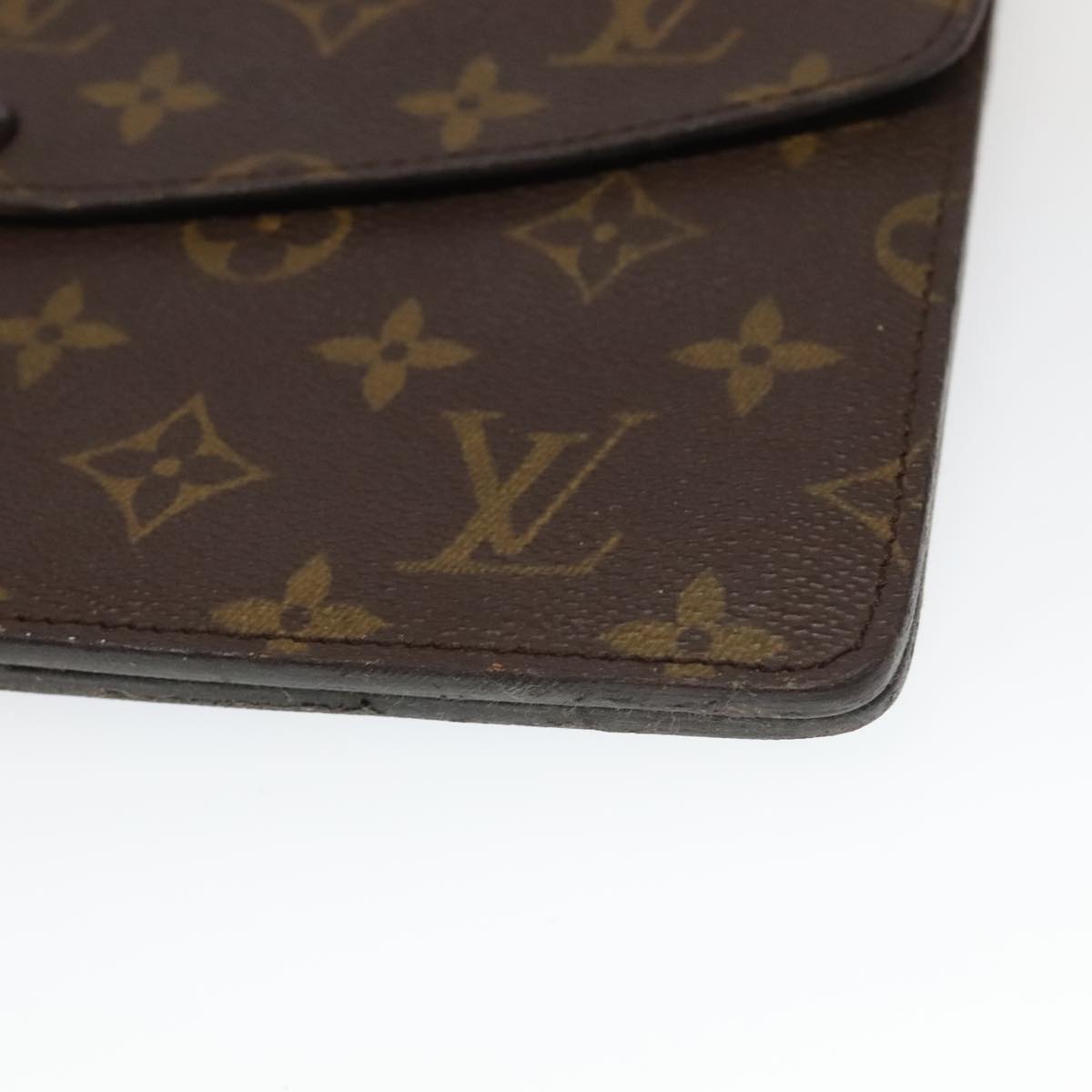 LOUIS VUITTON Monogram Double Rabat Shoulder Bag M51815 LV Auth 97231